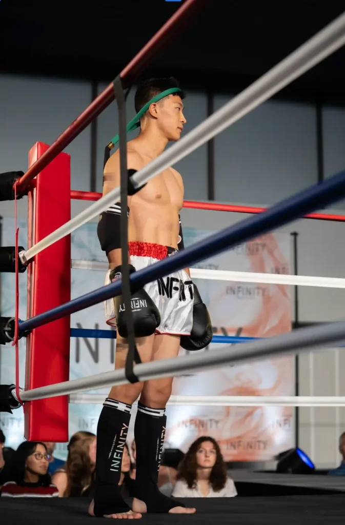 Kevin Secures Victory Muay Thai Bout Representing Project Achilles