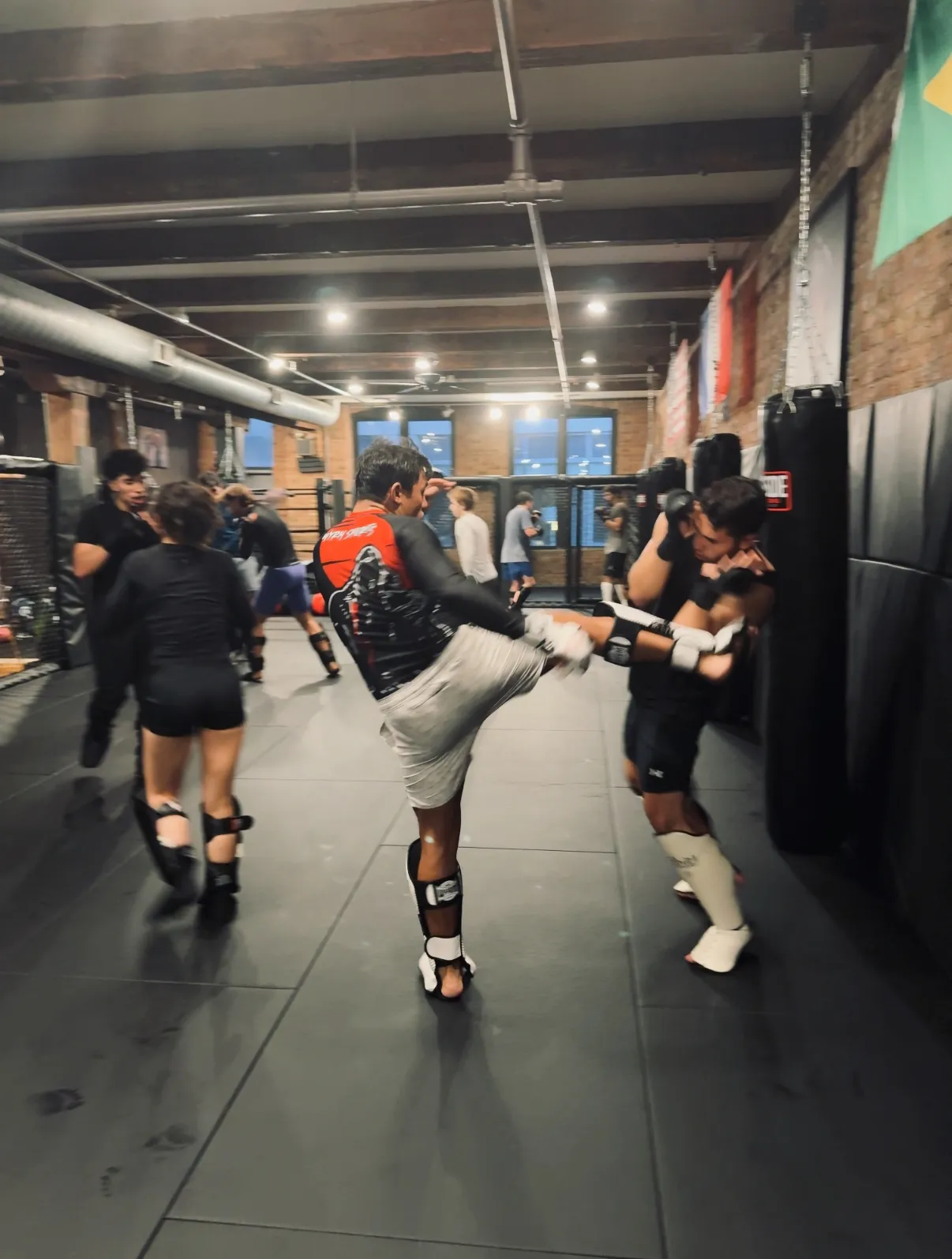 MMA training at Chicago